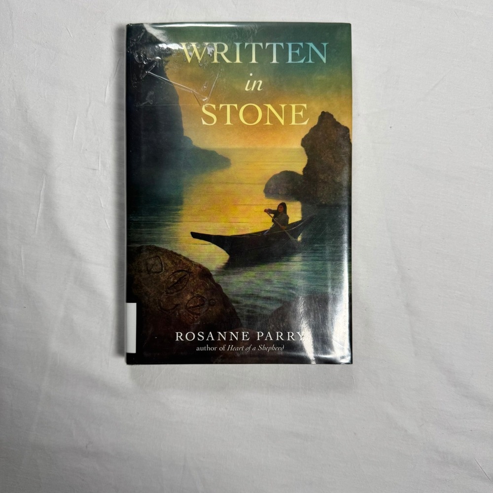 Rosanne Parry Written in Stone Book Teens Hardcover Green Historical Fiction